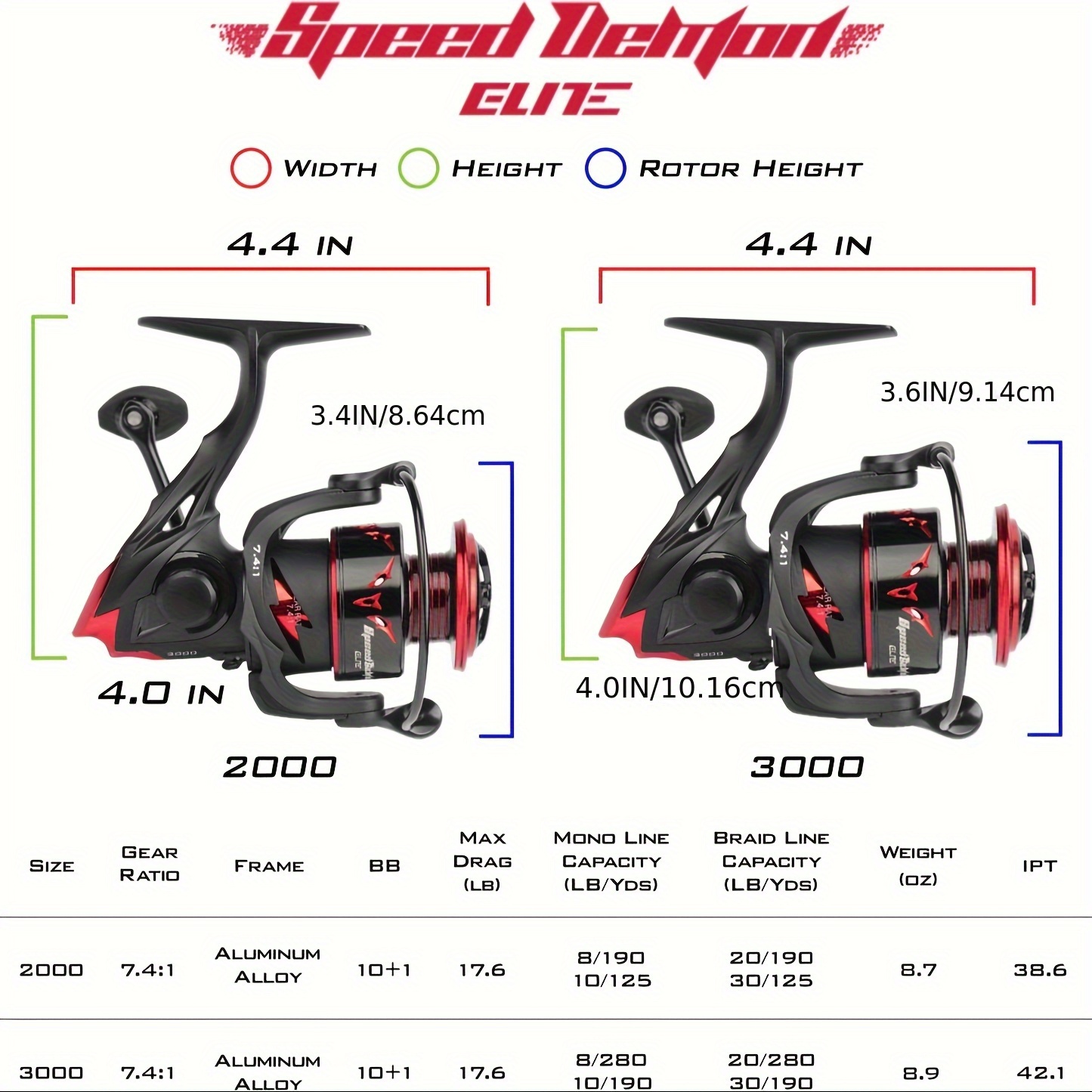 KastKing Speed Demon Elite Spinning Fishing Reel