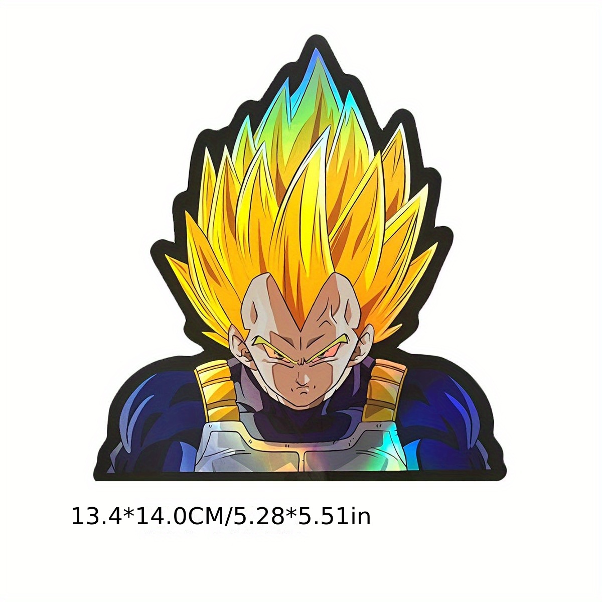 Vegeta SSJ Blue Evolution Sticker Decal Vinyl For Car, Truck