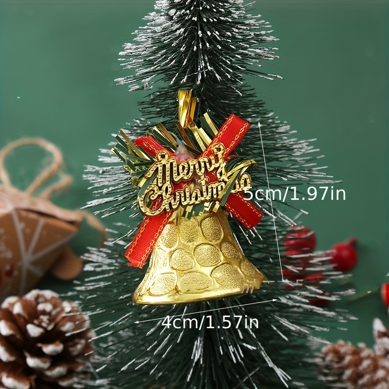 Christmas Bells Cake Topper Accessories Diy Bow Bells Christmas Tree Decorations  Ornaments Christmas Gift Box Packaging - Temu Austria