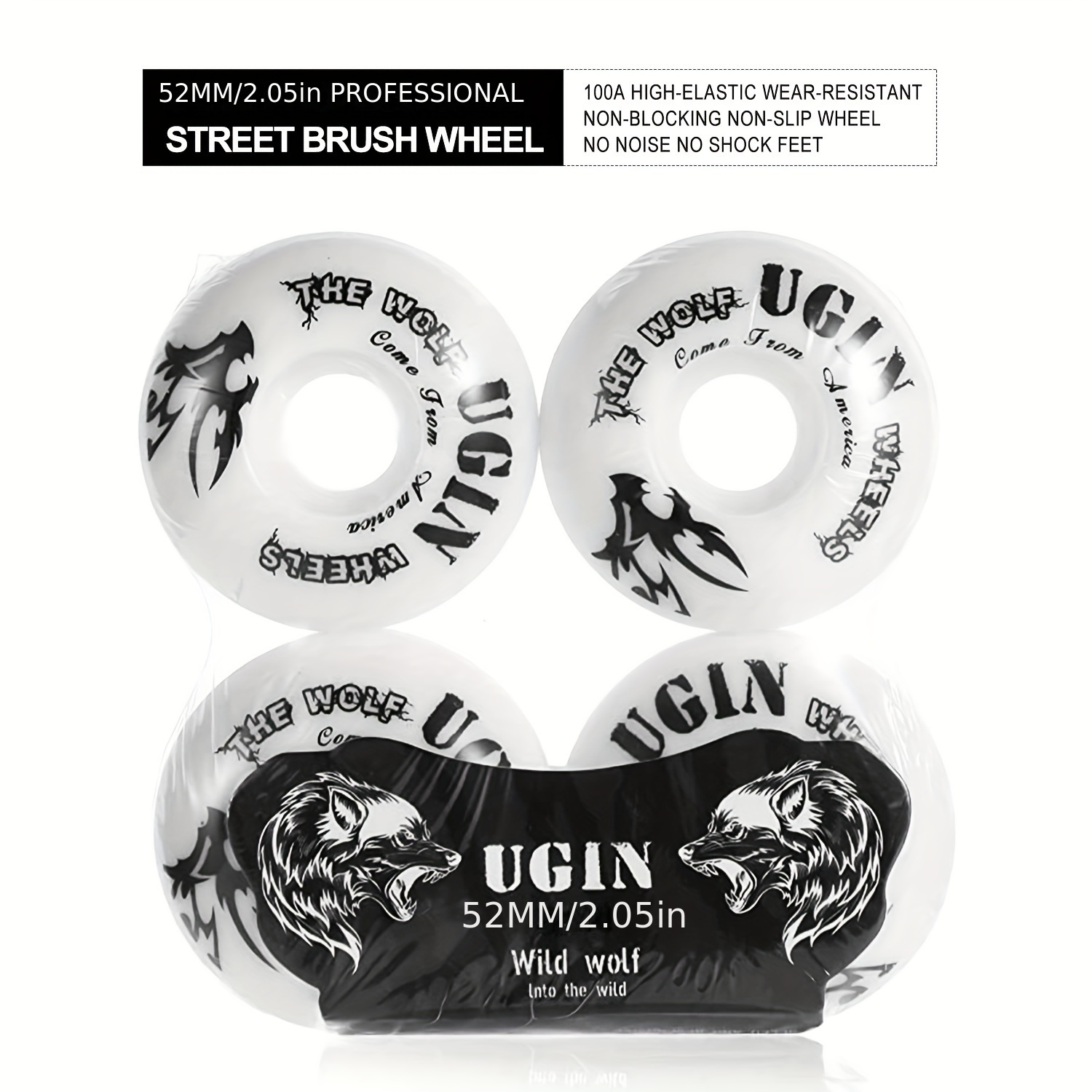 スケートボードホイールセット 4個 Amazon | Alomejor 4個セット スケートボードホイール 52×30mm