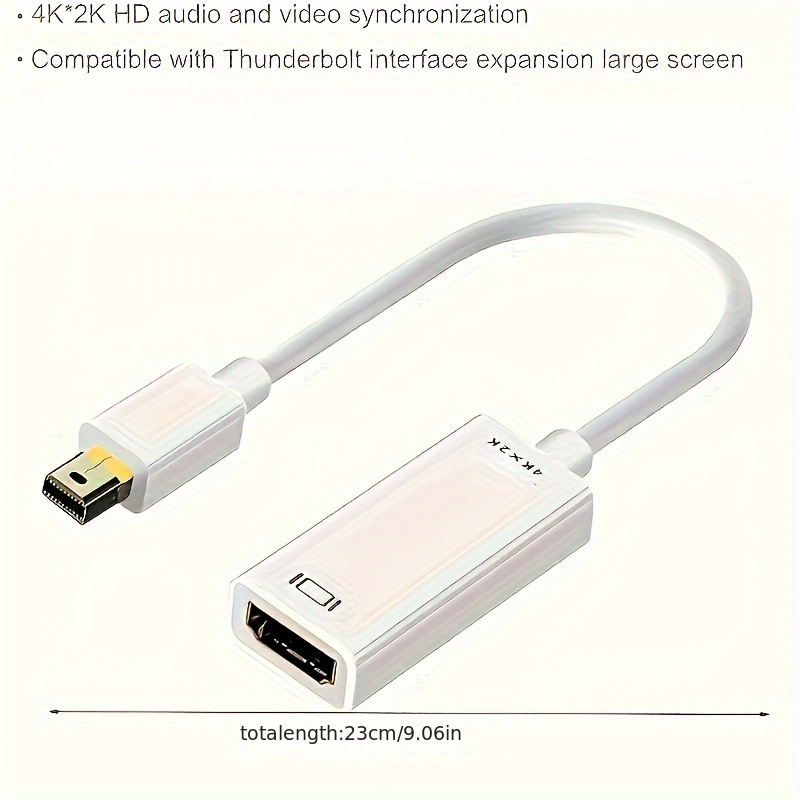 4k Displayport Cable Audio Video Compatible Dp Display Port - Temu