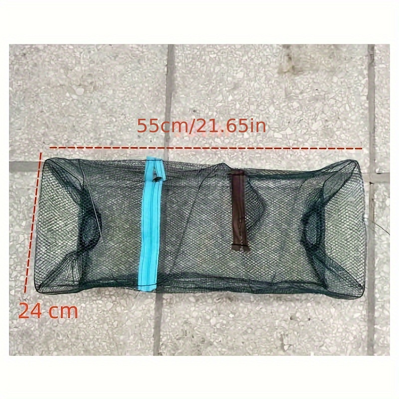 Foldable Fishing Bait Trap Crab Net Crawdad Shrimp Cast Dip Cage