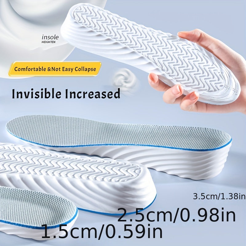 Height Increase Insoles 1/2 layer Shoe Lifts Elevator Shoes - Temu