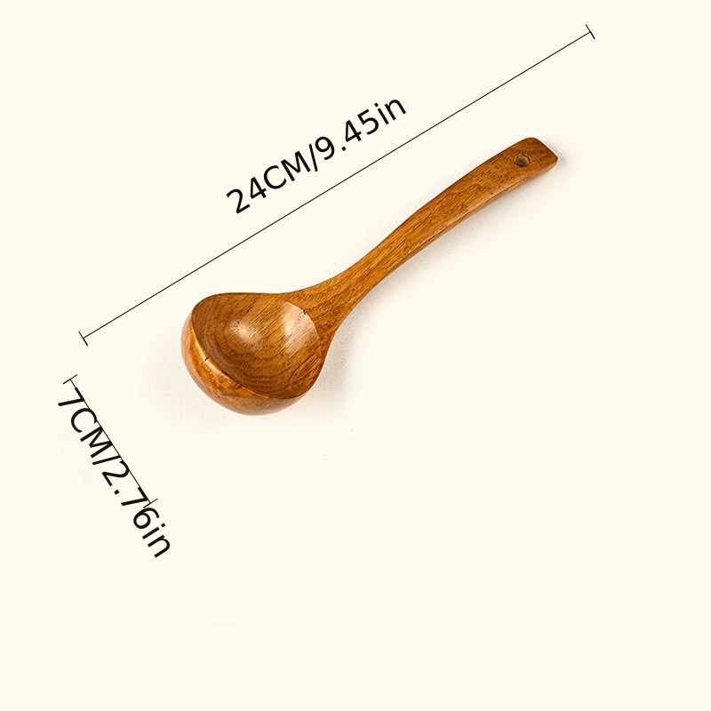 Heat resistant Wooden Soup Spoon For Cooking And Serving - Temu