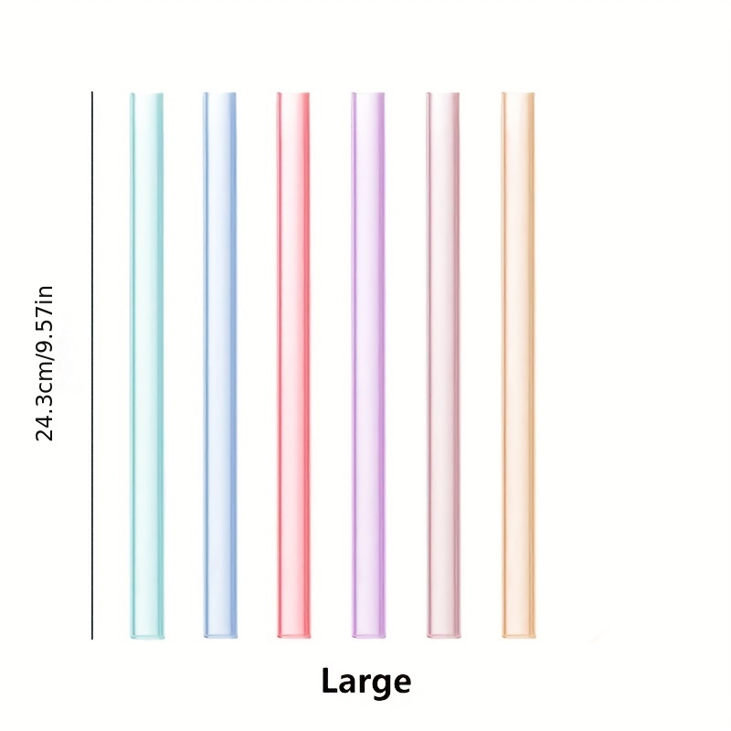  Reusable Silicone Straws-Premium Food Grade Drinking Straw, BPA  Free, Snap Straw-Openable Design, Easy to Clean, Hot and Cold Compatible :  Home & Kitchen