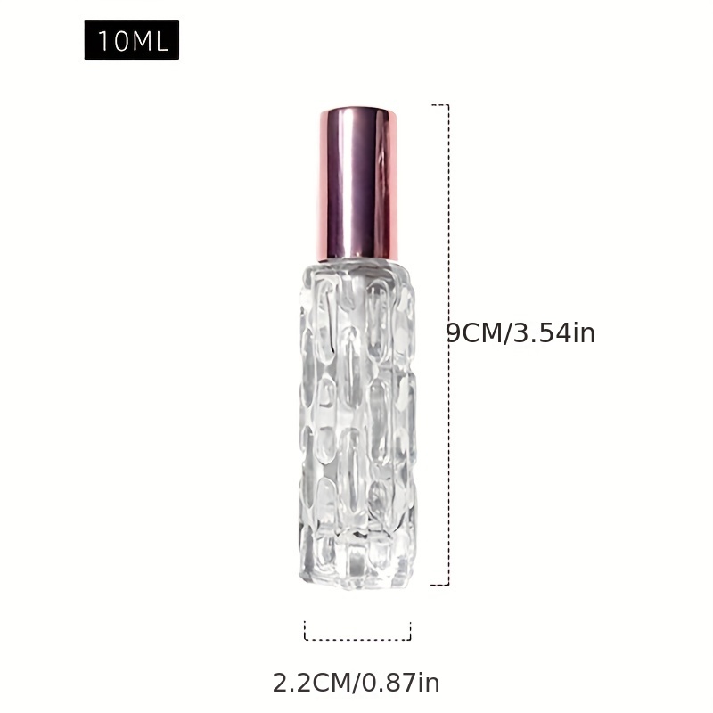 Acheter Flacon pulvérisateur de parfum en verre de 10ml, bouteilles de  parfum rechargeables en or Rose, récipient cosmétique, atomiseur vide,  sous-bouteille de voyage