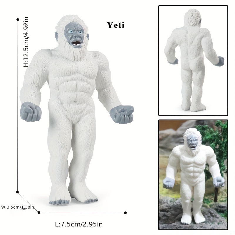 Yeti Toy  Plastic animal crafts, Creatures, Legendary creature