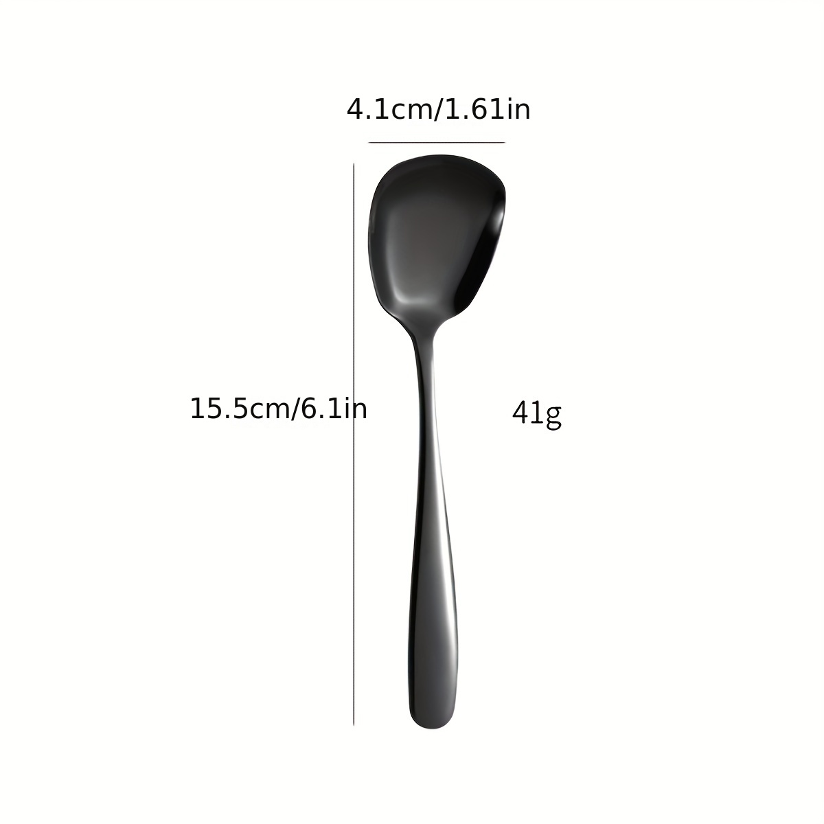 Square Head Soup Spoon Set Coffee Spoons Silverware - Temu