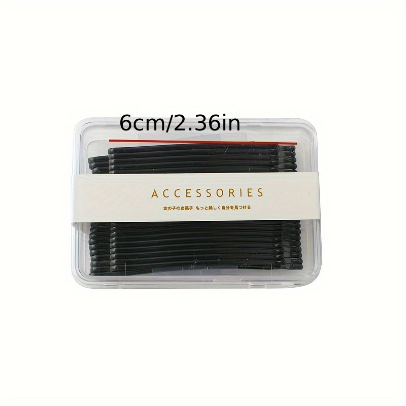 One-clip, 40pcs, Long Wavy Bobby Pins, Hairpin, Broken Hair Steel Clip