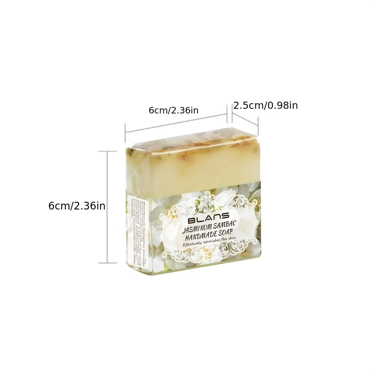 Jasmine Flower Essential Face Soap - Cleansing, Moisturizing, Rejuvenating