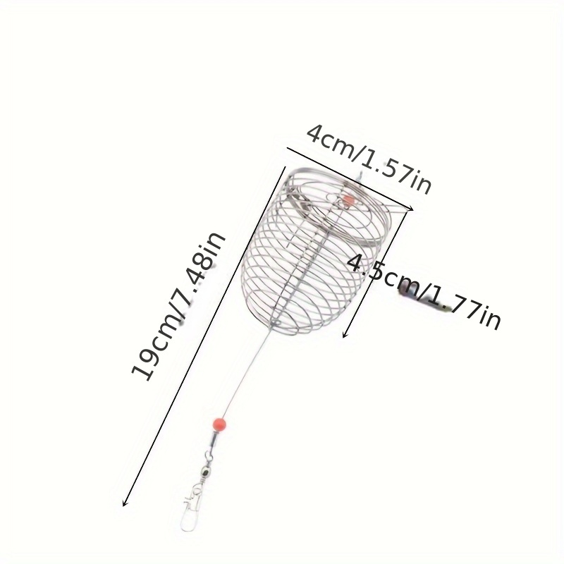 Fishing Bait Cage 1Pc Useful Fishing Bait Cage Lure Cage Bait