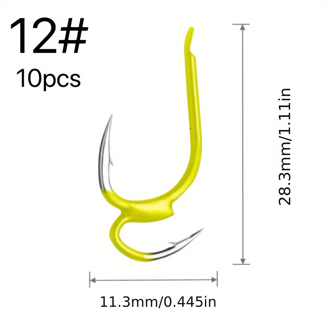 10 Sizes Fishing Live Bait Hooks Outdoor Sharp Stainless - Temu Austria