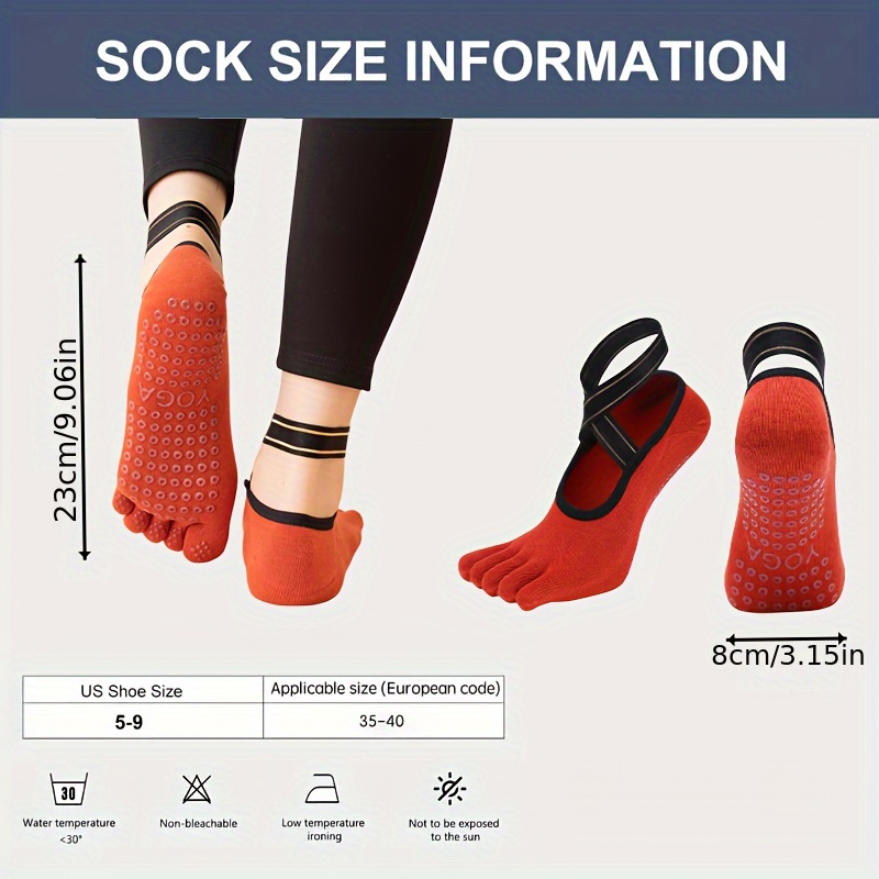 Cheap 1 Pair Stylish Cotton Socks Professional Gymnastics Socks Ballet Dance  Barre Women Yoga Socks Fitness Wear