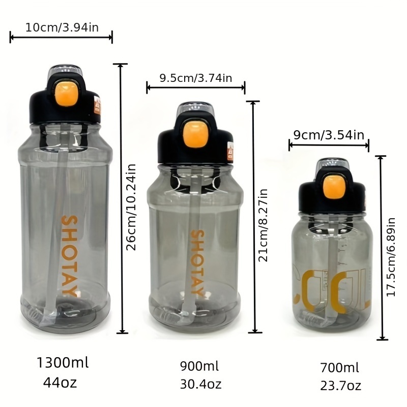 1pc Sports Water Bottle 900ml/30.4oz, High Temperature Resistant