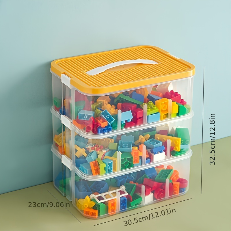 Small Particle Storage Box Building Blocks Storage Box Toy - Temu