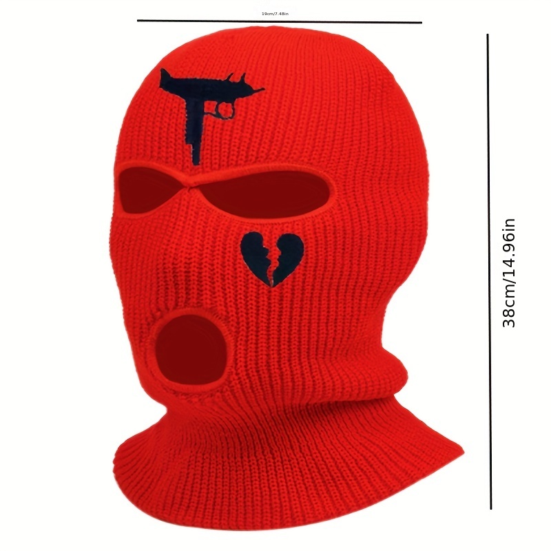 Winter Knitted Beanie Hat Warm Windproof
