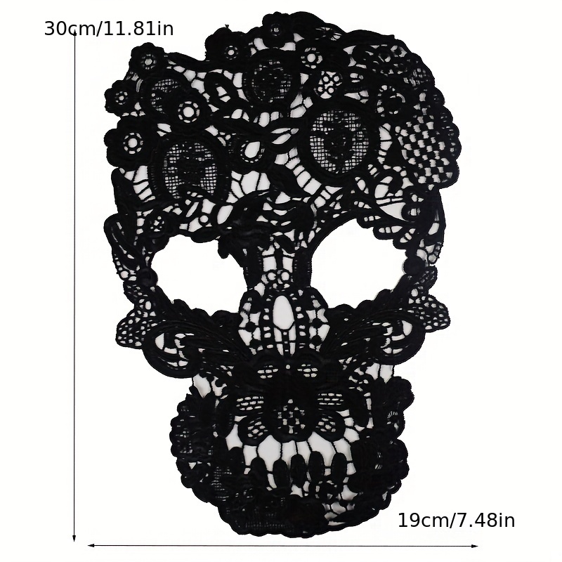 Embroidery Label Embroidery Stickers Skull Ghost Clothing - Temu