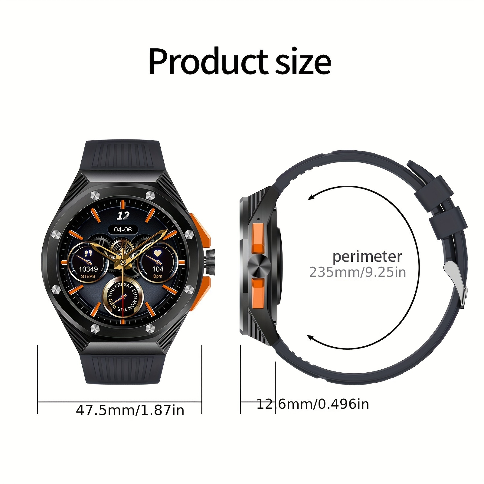 Smartwatch Militare Uomo (ricezione/composizione Chiamata) - Temu Italy