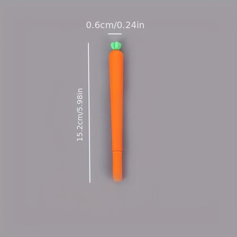 silicone carrot pencil case and 0.5mm