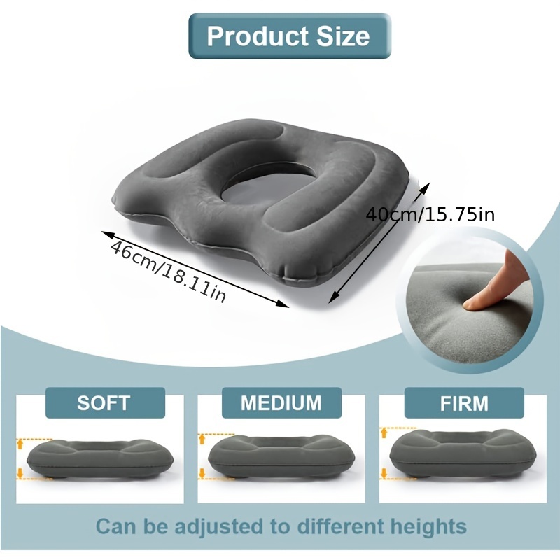 Inflatable Donut Cushion For Tailbone Pain Hemorrhoids - Temu