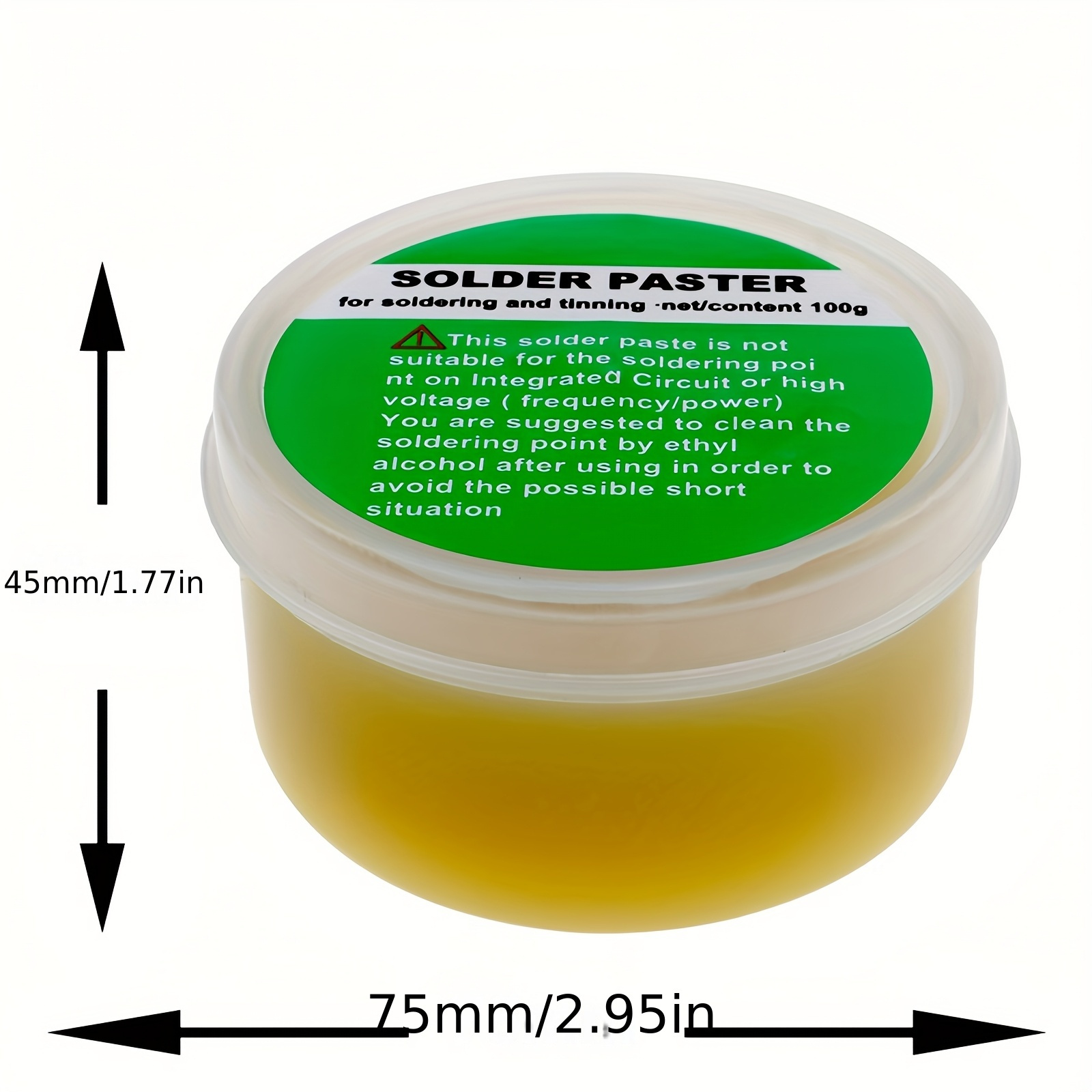 High Quality Solder Paste, No-Clean, Rosin, Advanced Oil Flux Grease, Professional, for Cell Phones, Motherboards, Printed Circuit Boards, Soldering, Fluxing