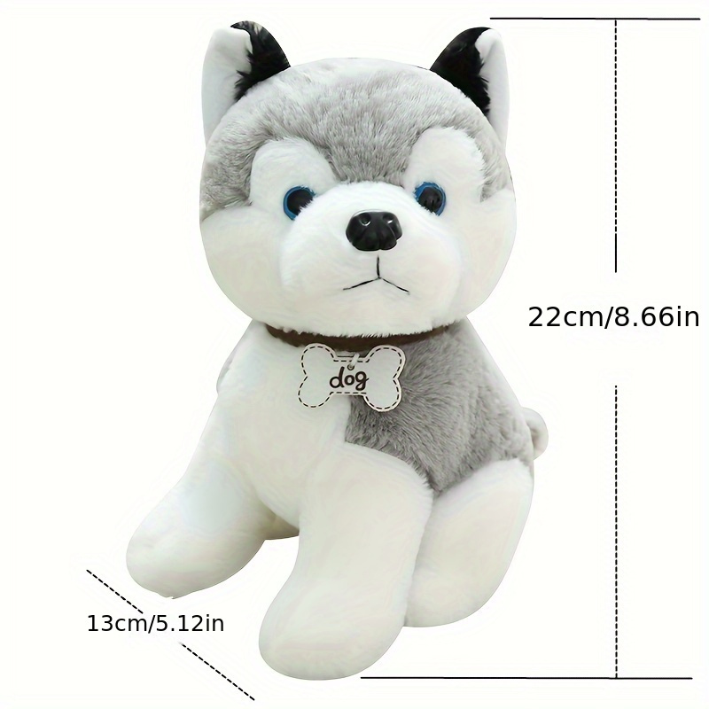 Realistic Dog Stuffed Toy Cute Plush Toy Dog Figure Animal - Temu