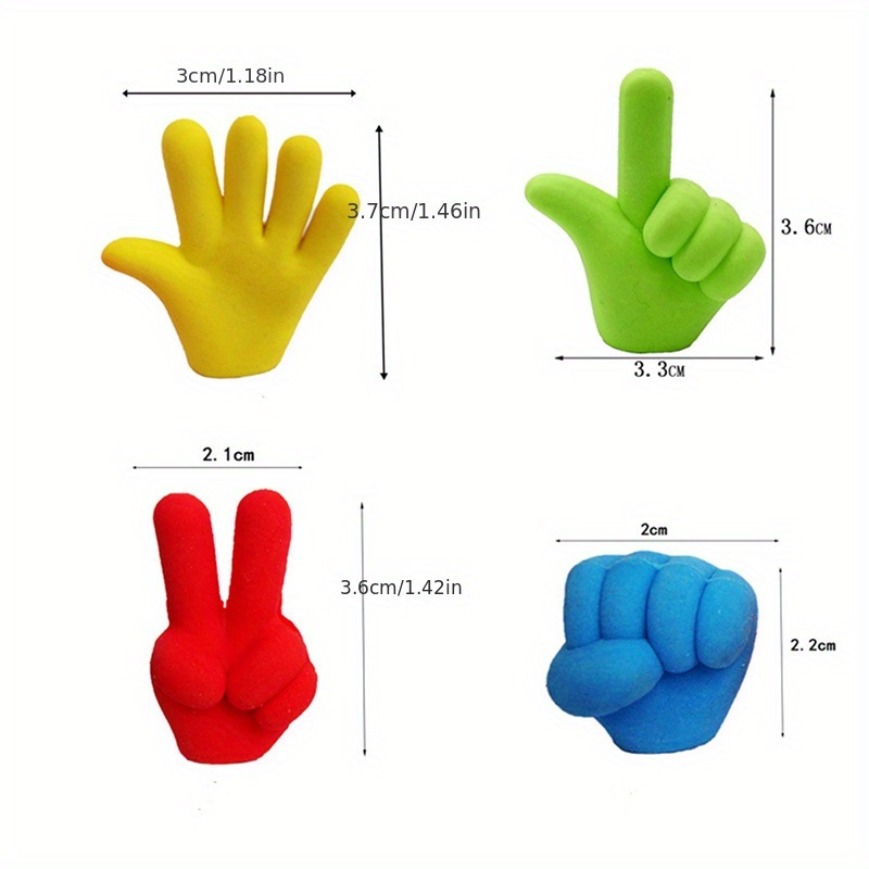 Tiny Hands for Tiny Hands, 3cm Pencil Topper, Finger Hands, Little