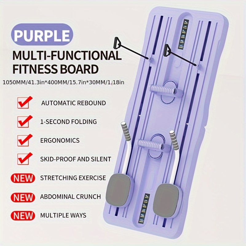 TEMU Home Use Pilates Board | Sleek Professional Pilates Equipment Reformer Benefits | Space Alternative To Reformer Pilates Machine