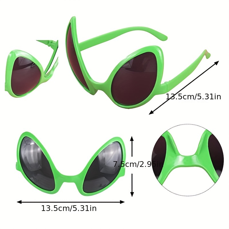 FOMIYES Antena Gafas Alien Alien Glasses 2 Sets Green Alien Glass Martian  Headband Set Disfraz Fiesta Favors Favors ACCESORIOS BOPPERS ALIEN Gafas de  para Adultos Y Ni?os Alien Glasses : : Hogar