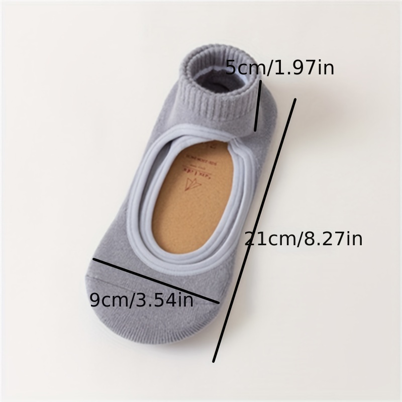 Non Slip Yoga Socks Shock Absorption Low Cut Grippers