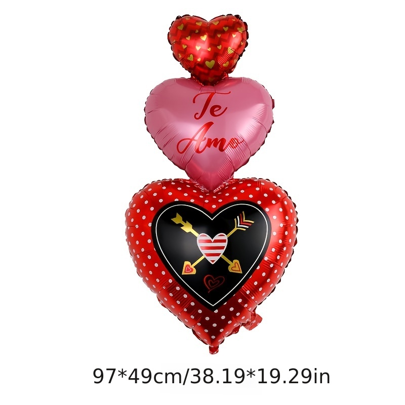 38/39pcs Conjunto Globos San Valentín Decoración Fiesta - Temu