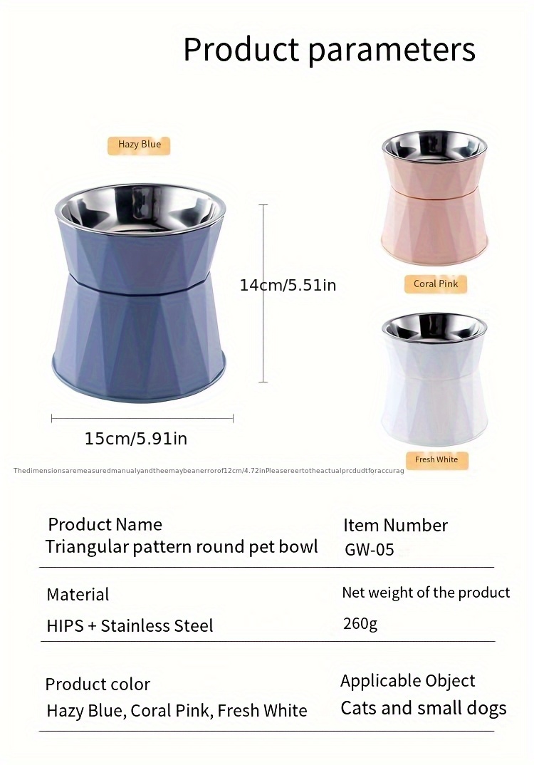 anti   and anti skid stainless   bowls high legged elevated bowls that protect the neck dog food   cat bowls cat food bowls with an elevated design to protect the cervical spine pet supplies Product details 7