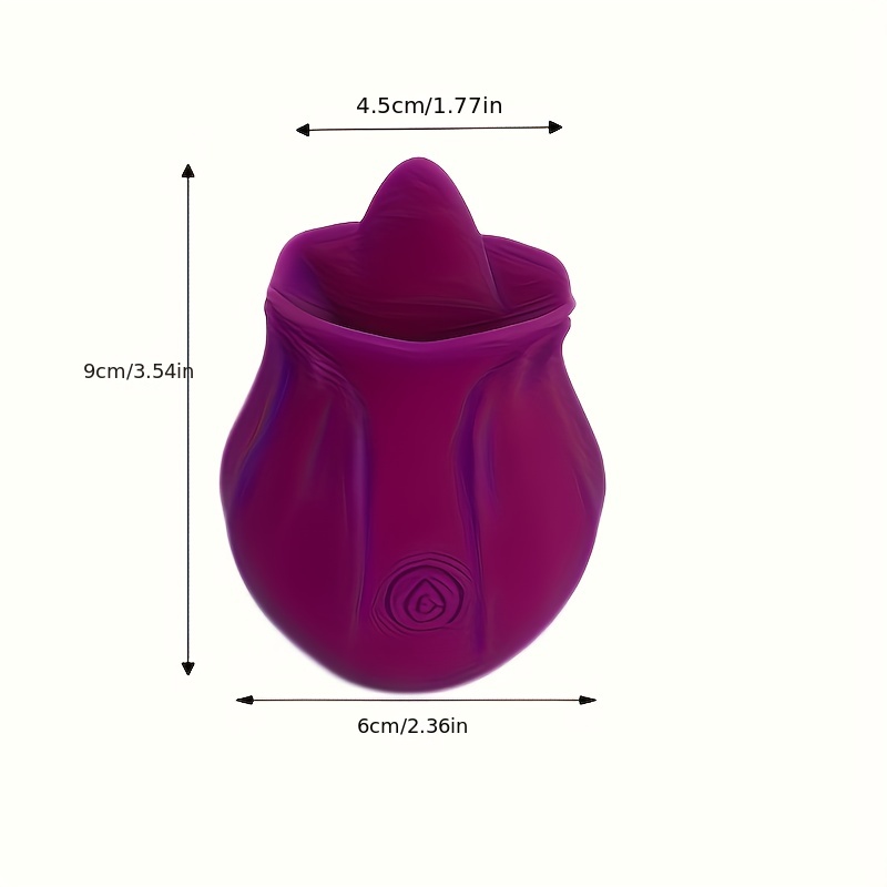 Rose Toy for Woman with 10 Sucking Vibrator Modes Rose Sex Toy Rose Sex  Stimulator for Women(Purple) 