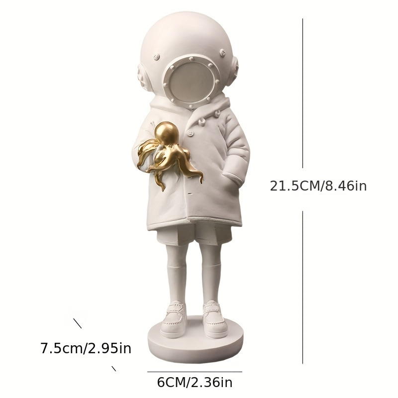 Creative Decorative Figurines Representing And Communication, Suitable For Home Decor In Living Rooms, Wine Cabinets, And Tv Stands