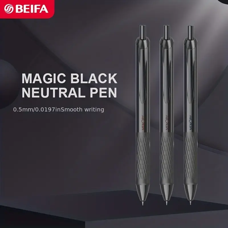Beifa Magic Black 6 Colors Ink Pens Colorful Pressing - Temu