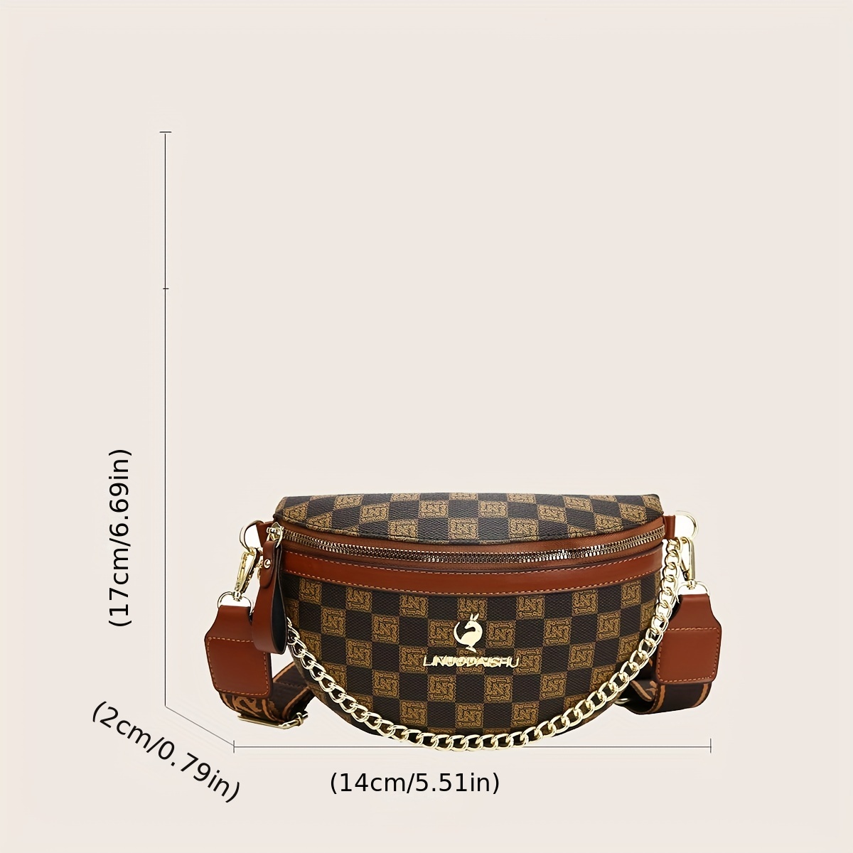 Vintage Letter Patten Chest Bag, Retro Crossbody Sling Bag, Waist Purse & Fanny  Pack For Women - Temu