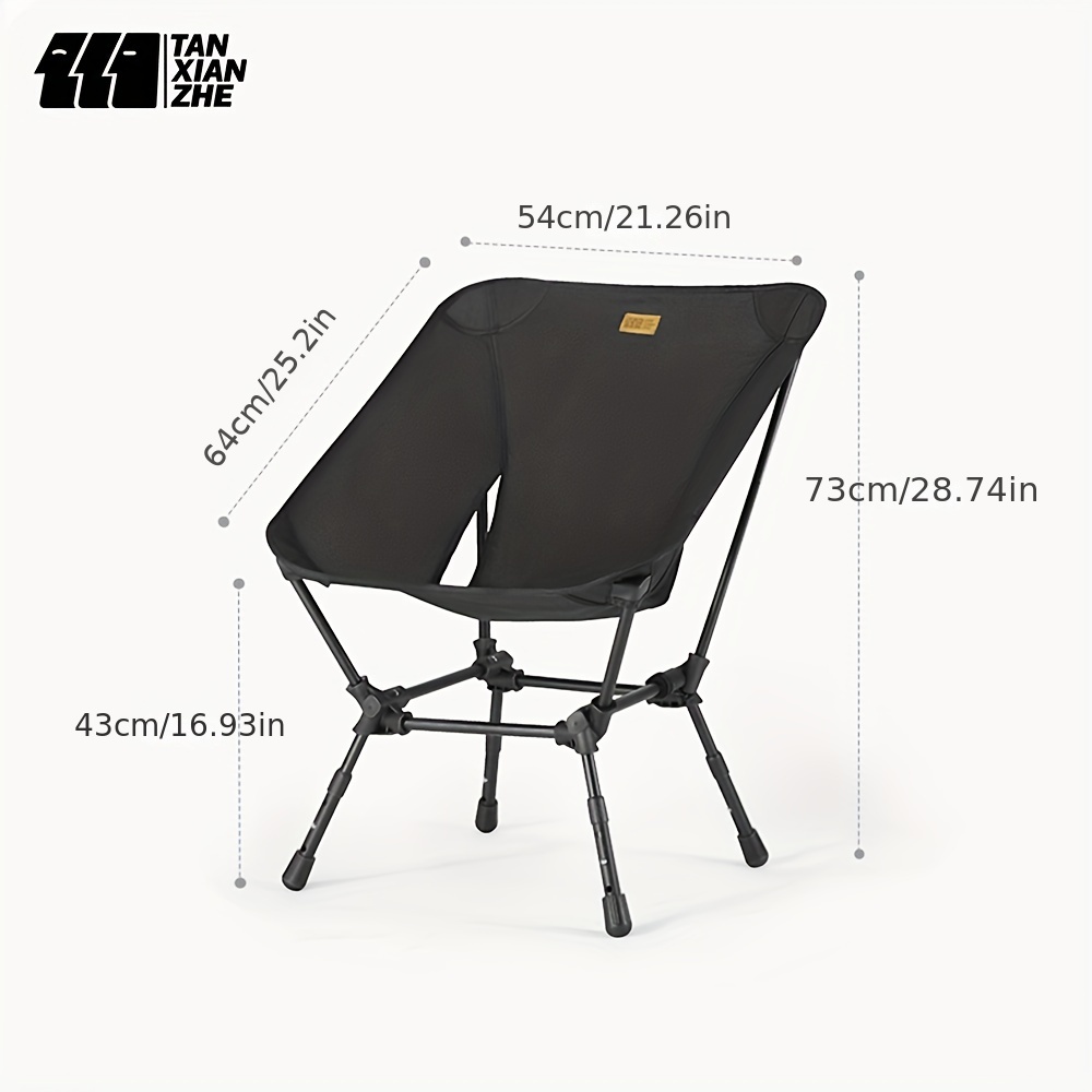 Lightweight And Adjustable Camping Chair Perfect For Outdoor Travel And  Hiking Includes Portable Storage Bag - Sports & Outdoors - Temu