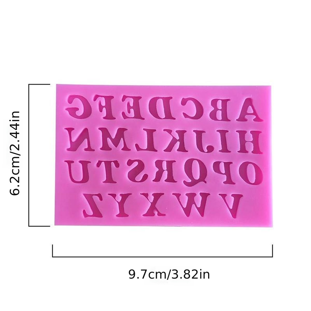 Alphabet And Numbers Silicone Chocolate Molds For Diy Cake - Temu