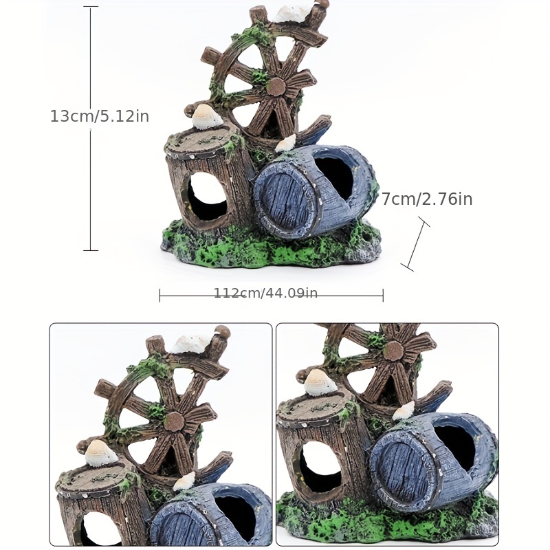 Ornement De Tonneau De Vin Pour Aquarium, Décoration D'aquarium,  Aménagement Paysager, Tonneau De Vin En Bois, Maison Cachée En Résine -  Temu Belgium
