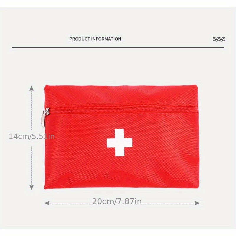 Portable Emergency Kit For Cars And Outdoors Travel First - Temu