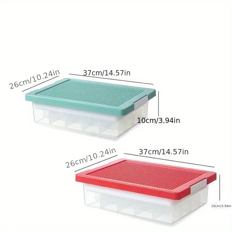 1pc Puzzle Storage Box Small Particle Building Blocks Parts Sorting And  Finishing Storage Box, Aesthetic Room Decor, Home Decor, Kitchen  Accessories