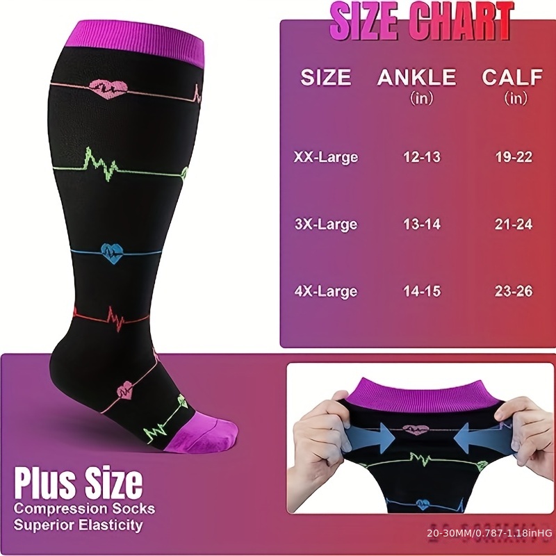  Nurse Compression Socks For Women Calf Compression