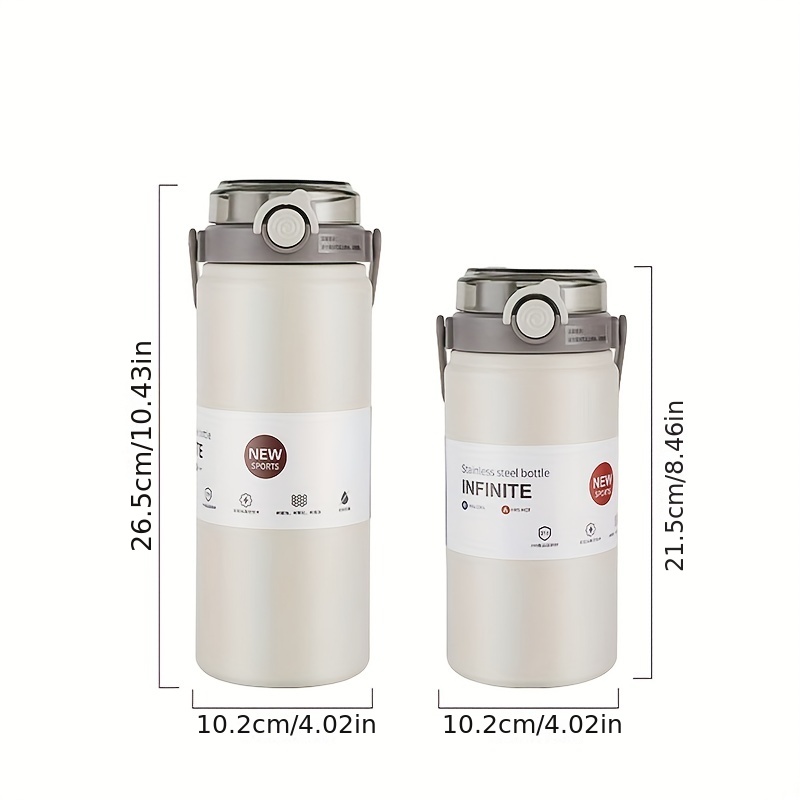 Insulated Soccer Water Bottle Stainless Steel Thermo Mug - Temu