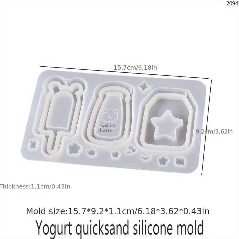 Resin Shaker Molds Quicksand Micro Phone Popsicle Video Game - Temu