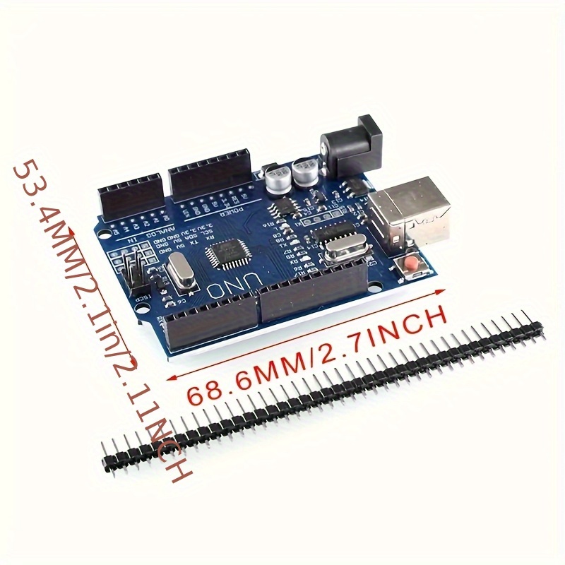 2 шт.   r3  328p-au мікроконтролер ch340g покращена версія платформи розробки, сумісна з   ide, в комплекті usb кабель та   мм пряма розємна планшка, багатофункціональна компютерна система | стильний розроб | прозорий   Опис товару 3