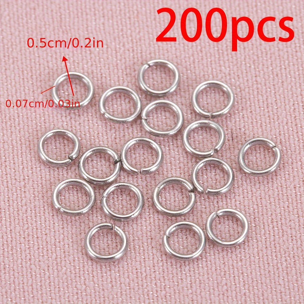 About Closed Jumps Rings Stainless Steel Rings Connectors O - Temu
