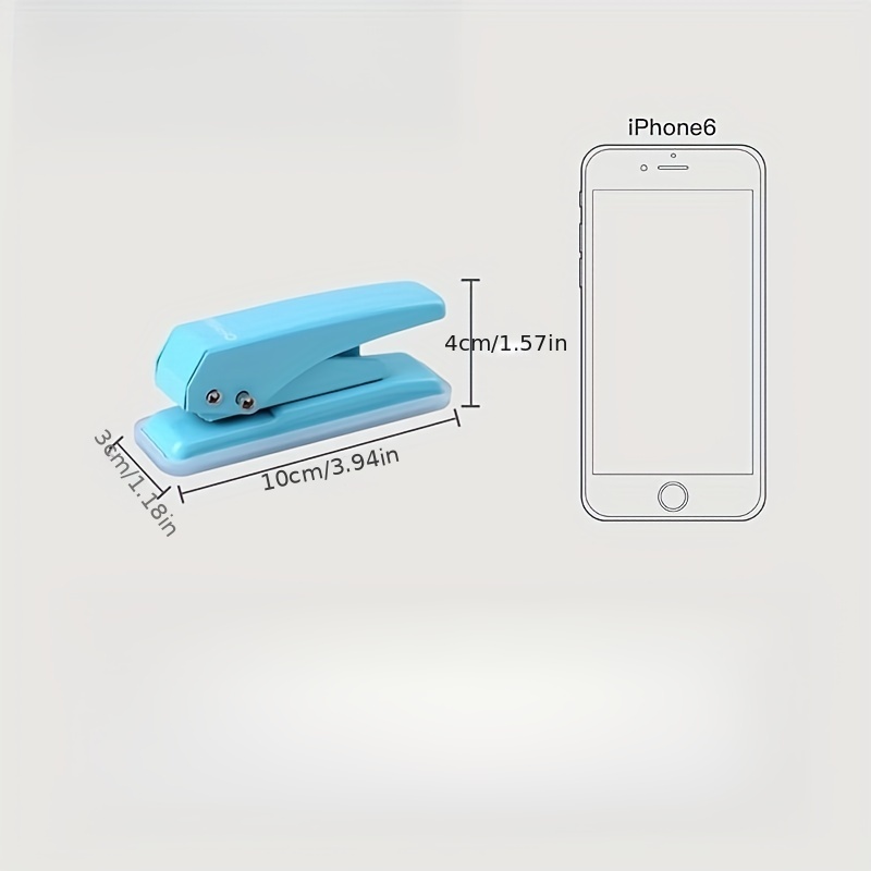 MROCO Hole Punch 1/4 Hole Puncher Single Hole Punch 1 Hole Punch, Handheld  Single Hole Puncher for Crafts and Paper, Heavy Duty Paper Punch One Hole