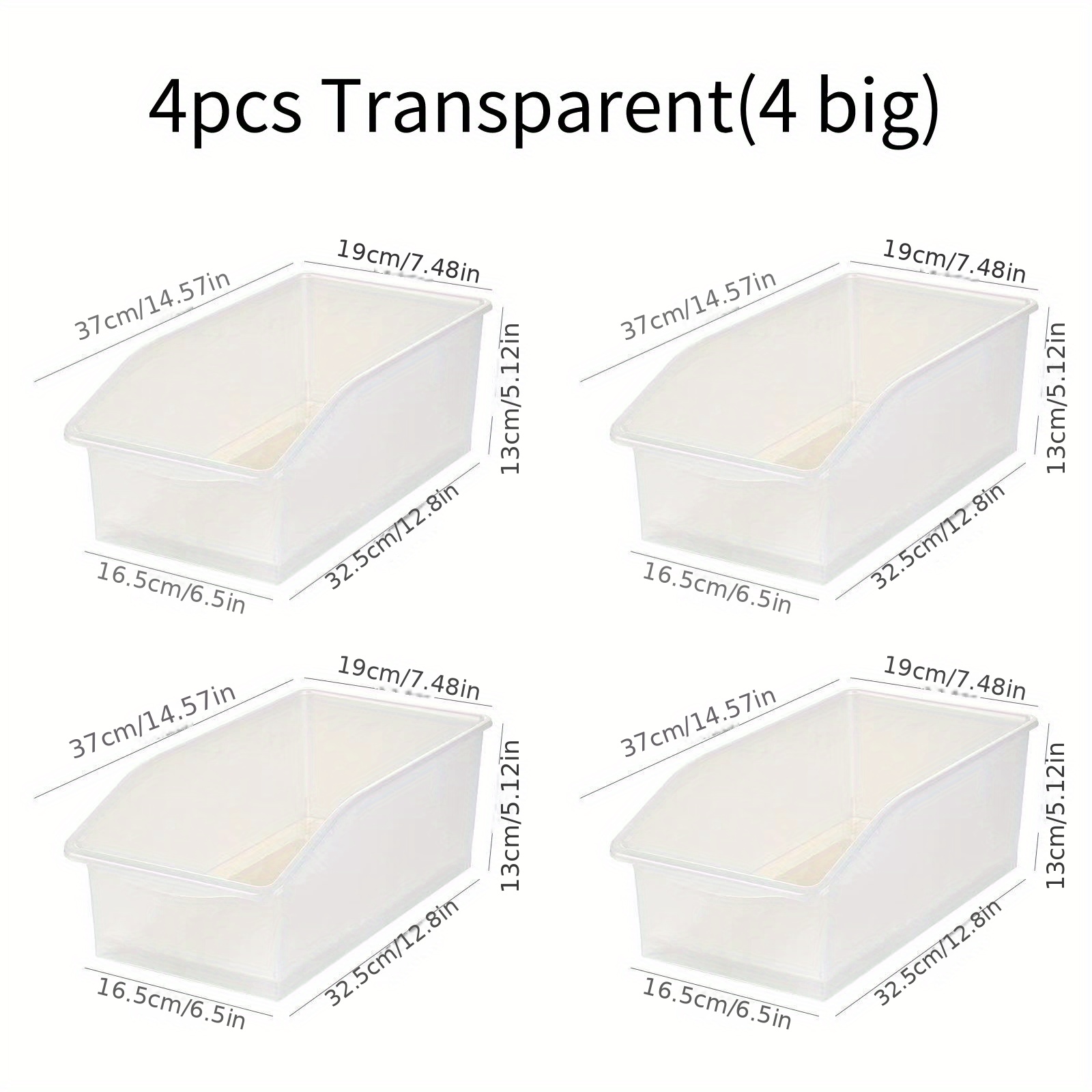 2/4pcs Nouvelles Boîtes Rangement Réfrigérateur En Plastique - Temu France