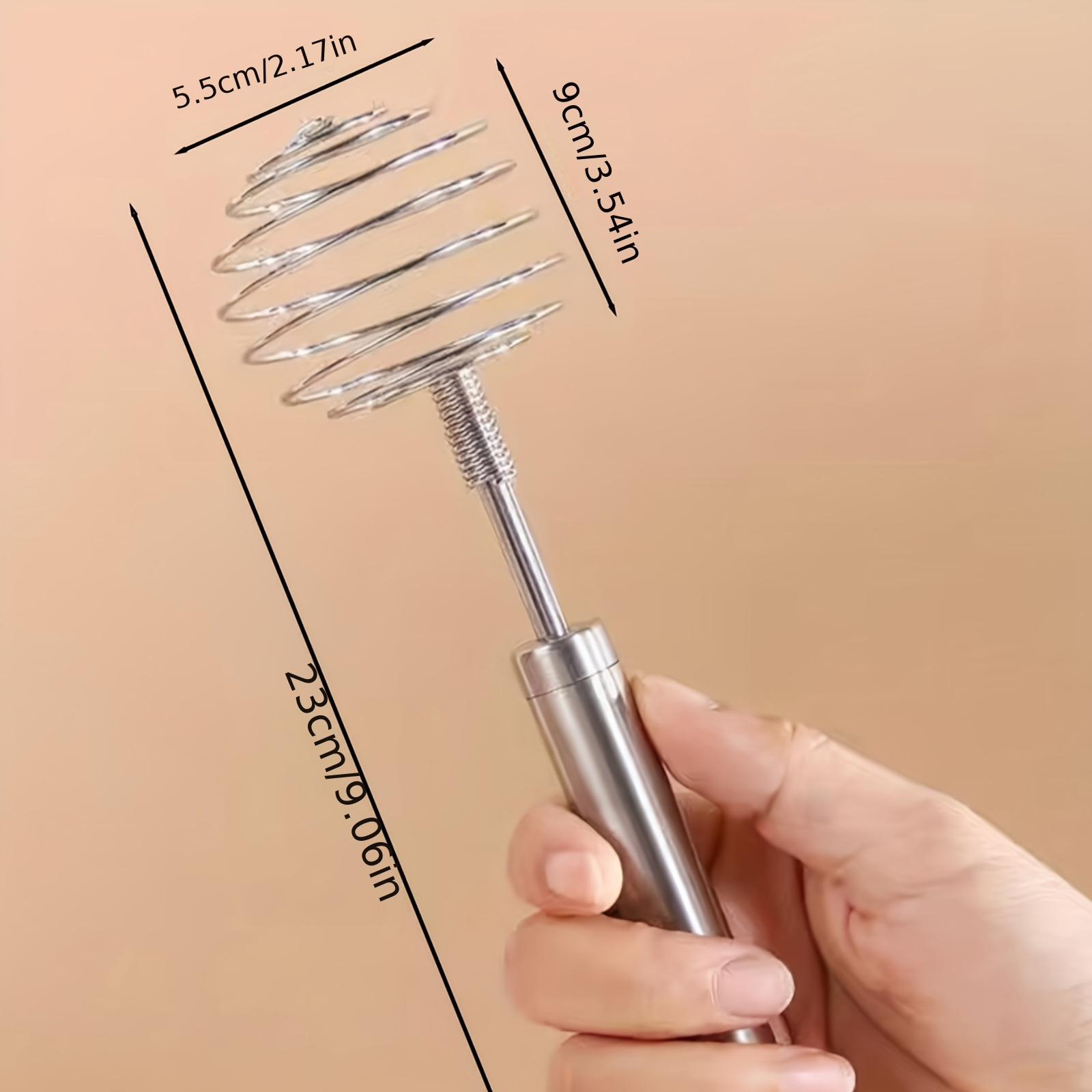 Stainless Steel Whisk Spring Whisk Mini Hand Mixer Cooking Kitchen Baking  Tools