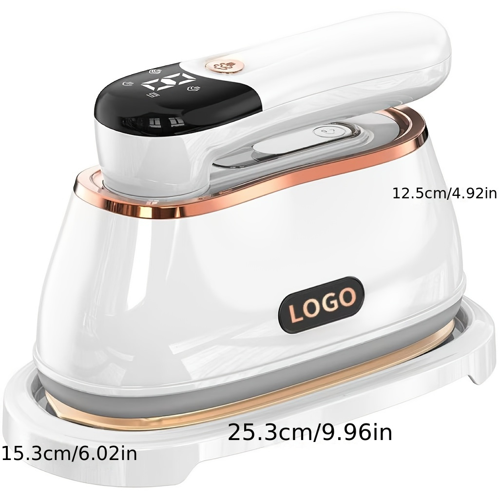 1pc of electric iron portable 3 in 1 mini steam iron suitable for travel handheld foldable and rotatable with steam function can remove wrinkles and iron clothes